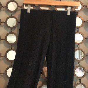 BCBGeneration black lace bell bottoms